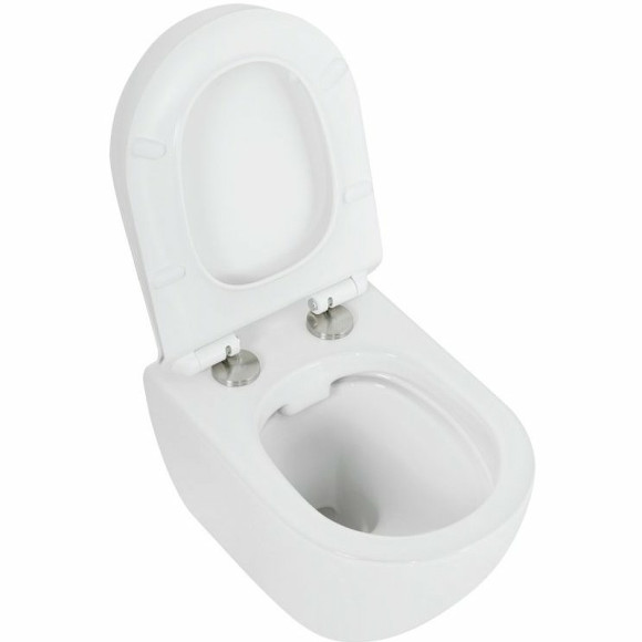 Унитаз Cezares Stylus CZR-513-TH-R/CZR-2011-SC подвесной с сиденьем Микролифт Унитаз Cezares Stylus CZR-513-TH-R/CZR-2011-SC подвесной с сиденьем Микролифт