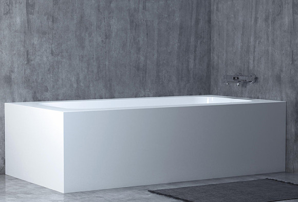 Ванна из искусственного камня Salini Orlanda 180х80 102012G Белая глянцевая Ванна из искусственного камня Salini Orlanda 180х80 102012G Белая глянцевая