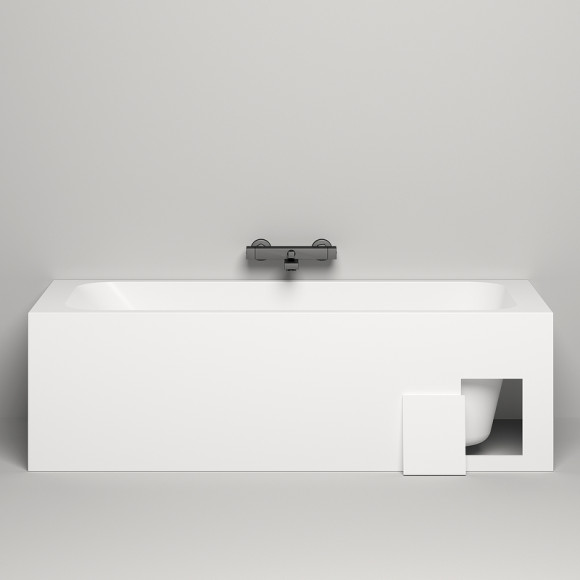 Ванна из искусственного камня Salini Orlanda 180х80 102012G Белая глянцевая Ванна из искусственного камня Salini Orlanda 180х80 102012G Белая глянцевая