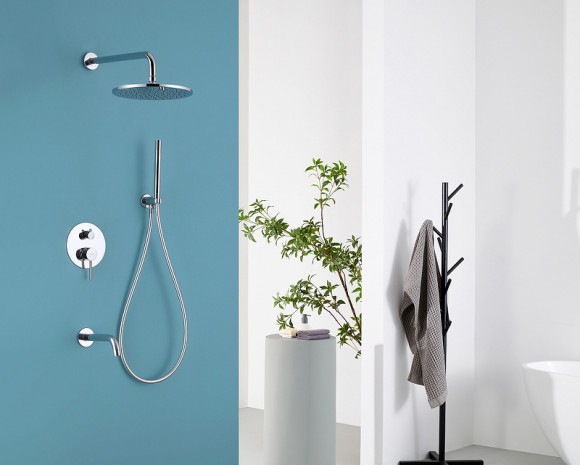 Душевая система Abber Wasser Kreis AF8117 Хром