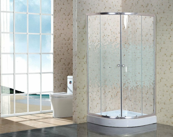 Душевой уголок Niagara Eco 90х90 NG-001-14 профиль Хром стекло прозрачное с рисунком Душевой уголок Niagara Eco 90х90 NG-001-14 профиль Хром стекло прозрачное с рисунком