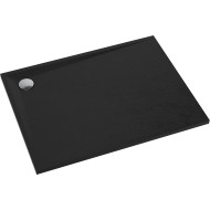 Душевой поддон из искусственного камня Omnires Stone 100х90 STONE90/100BL Черный матовый Душевой поддон из искусственного камня Omnires Stone 100х90 STONE90/100BL Черный матовый