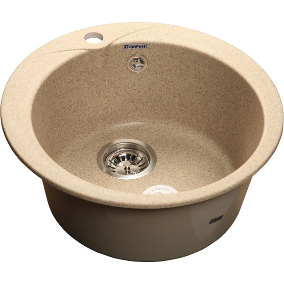 Кухонная мойка GranFest Rondo GF-R480 Песочная