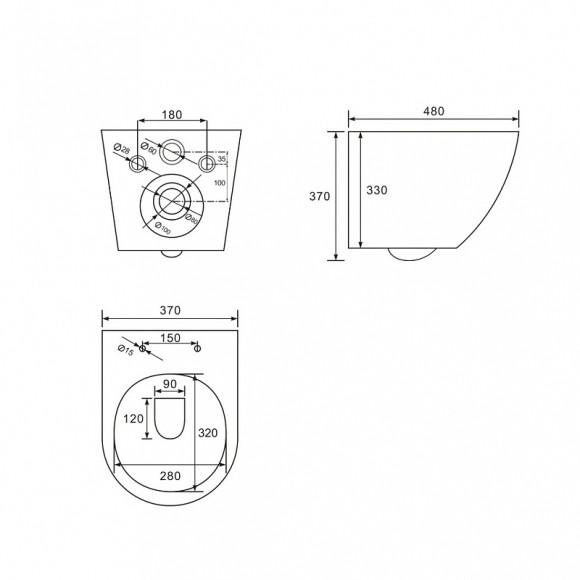 Унитаз Abber Bequem AC1100 подвесной с сиденьем Микролифт Унитаз Abber Bequem AC1100 подвесной с сиденьем Микролифт