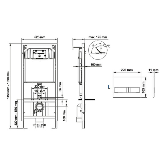 Комплект унитаза AQUAme AQM2002 с инсталляцией Berges Novum L3 040213 с сиденьем Микролифт и клавишей смыва Хром Комплект унитаза AQUAme AQM2002 с инсталляцией Berges Novum L3 040213 с сиденьем Микролифт и клавишей смыва Хром