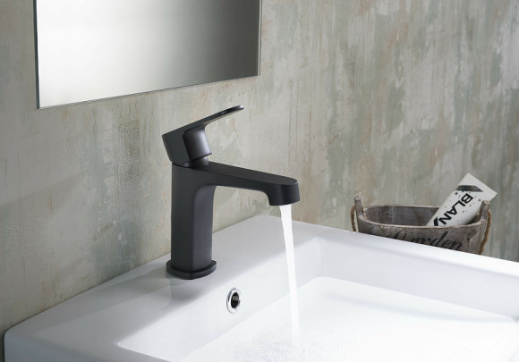 Комплект смесителей Aquatek Оберон AQ1231MB Черный матовый