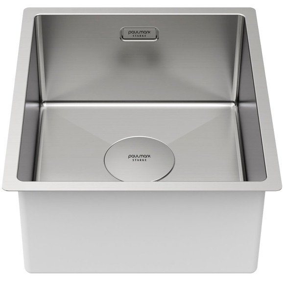 Кухонная мойка Paulmark Next 38 Uni PM213844-BS Брашированная сталь Кухонная мойка Paulmark Next 38 Uni PM213844-BS Брашированная сталь