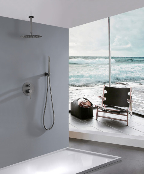 Душевая система Abber Emotion AF8821NG Никель