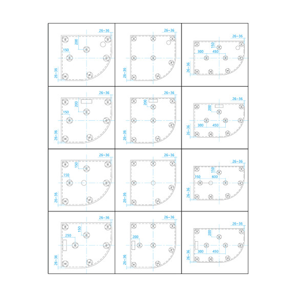 Душевой поддон из искусственного камня RGW GWS-41R 100x80 03150480-01R Белый Душевой поддон из искусственного камня RGW GWS-41R 100x80 03150480-01R Белый