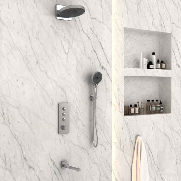 Душевая система Vincea Inspire VSFW-433TI1CH с термостатом Хром