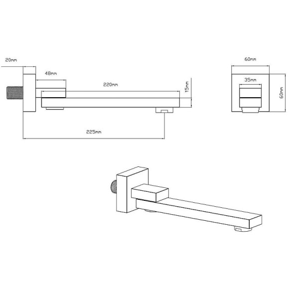 Душевая система Vincea Inspire VSFW-433TI1CH с термостатом Хром