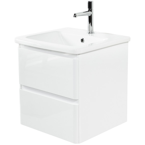 Тумба под раковину BelBagno 50 ALBANO-CER-500-2C-SO-BL подвесная Bianco Lucido Тумба под раковину BelBagno 50 ALBANO-CER-500-2C-SO-BL подвесная Bianco Lucido