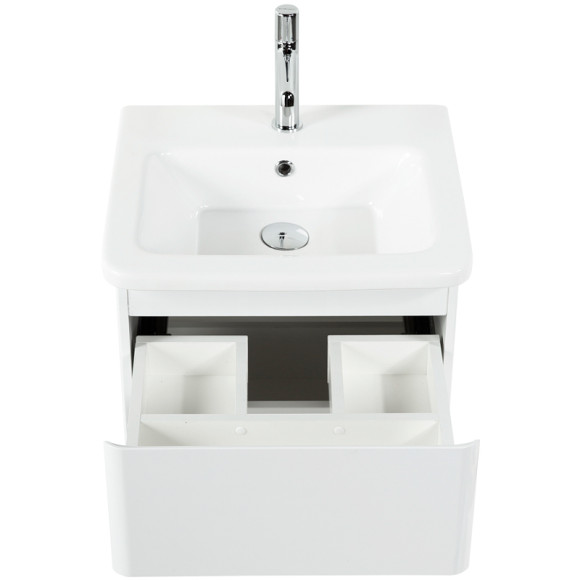 Тумба под раковину BelBagno 50 ALBANO-CER-500-2C-SO-BL подвесная Bianco Lucido Тумба под раковину BelBagno 50 ALBANO-CER-500-2C-SO-BL подвесная Bianco Lucido