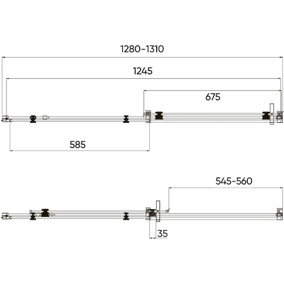 Душевая дверь Veconi Vianno VN-74 130 VN74-130-01-C4 профиль Хром стекло прозрачное Душевая дверь Veconi Vianno VN-74 130 VN74-130-01-C4 профиль Хром стекло прозрачное