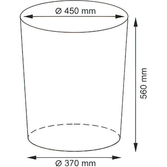 Корзина для белья WasserKRAFT Aller WB-106-L с крышкой Белая