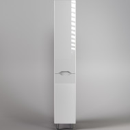 Шкаф пенал Style Line Марелла 30 Люкс Plus СС-00002419 с бельевой корзиной Белый глянец антискрейтч Шкаф пенал Style Line Марелла 30 Люкс Plus СС-00002419 с бельевой корзиной Белый глянец антискрейтч