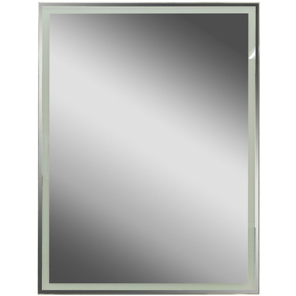 Зеркальный шкаф Континент Mirror Box black Led 60 МВК053 с подсветкой Черный