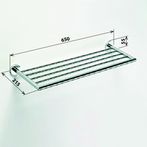 Полка для полотенец Bemeta Omega 104205082 Глянец Полка для полотенец Bemeta Omega 104205082 Глянец