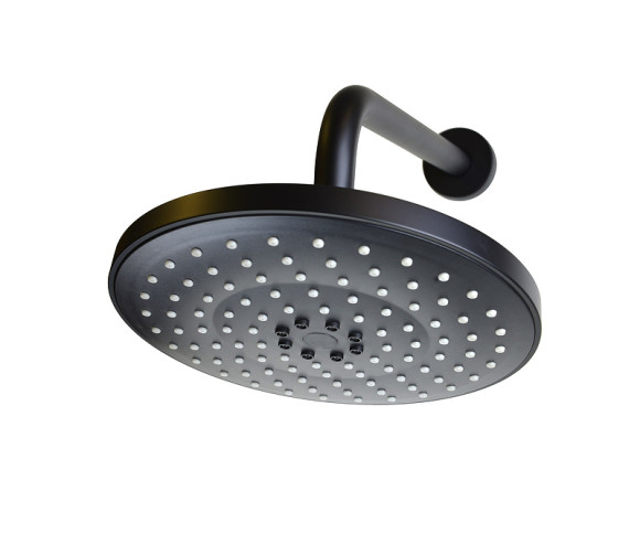 Душевая система Bronze de Luxe Scandi 14582B Черная матовая