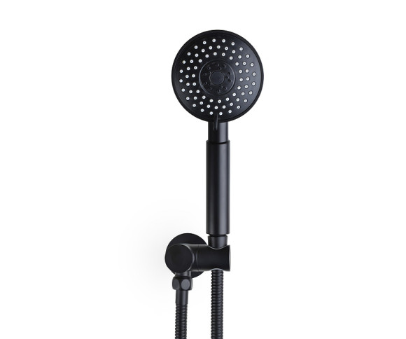 Душевая система Bronze de Luxe Scandi 14582B Черная матовая