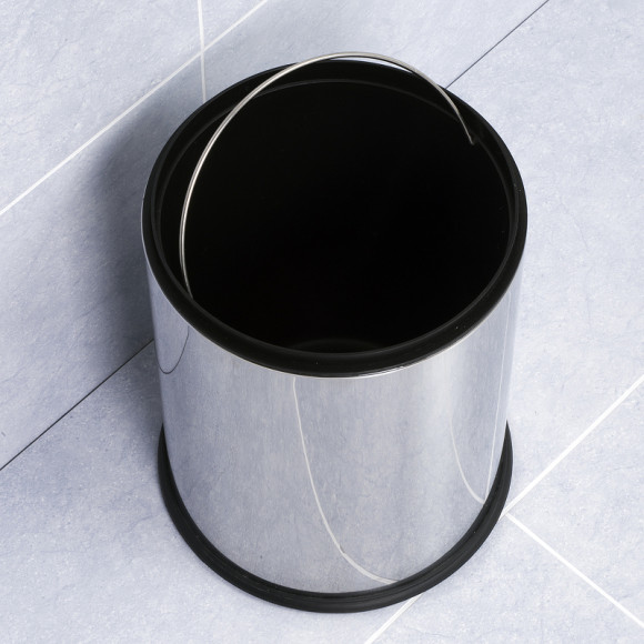 Ведро для мусора WasserKRAFT K-625 Хром Ведро для мусора WasserKRAFT K-625 Хром
