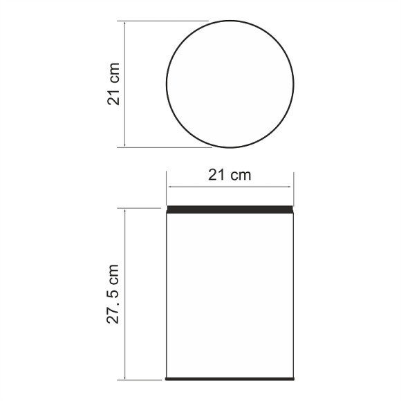 Ведро для мусора WasserKRAFT K-625 Хром Ведро для мусора WasserKRAFT K-625 Хром