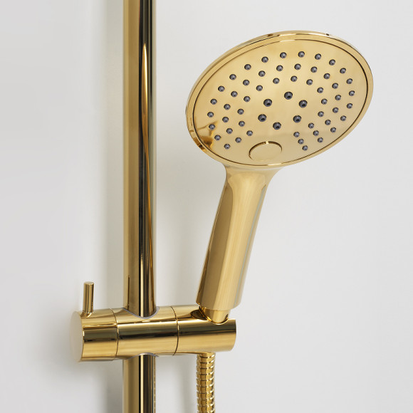 Душевая система WasserKRAFT A171.263.207.PG Золото глянцевое Душевая система WasserKRAFT A171.263.207.PG Золото глянцевое