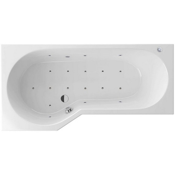 Акриловая ванна Excellent Be Spot 160x80 L WAEX.BSL16.RELAX.CR с гидромассажем