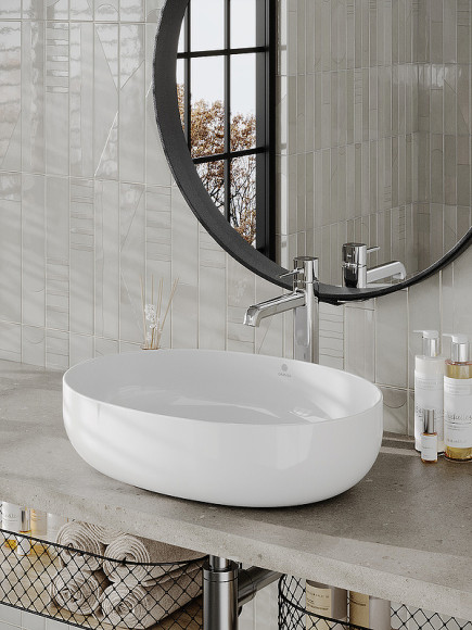 Раковина-чаша Orange 52 B05-520W Белая глянцевая Раковина-чаша Orange 52 B05-520W Белая глянцевая