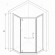 Душевой уголок RGW Hotel HO-084-W 90х90 350608499-25 профиль Белый стекло матовое-сатинат Душевой уголок RGW Hotel HO-084-W 90х90 350608499-25 профиль Белый стекло матовое-сатинат