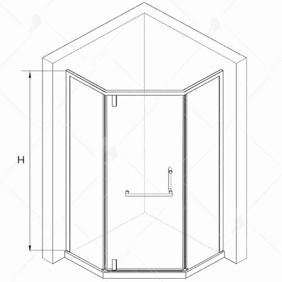 Душевой уголок RGW Hotel HO-084-W 90х90 350608499-25 профиль Белый стекло матовое-сатинат Душевой уголок RGW Hotel HO-084-W 90х90 350608499-25 профиль Белый стекло матовое-сатинат
