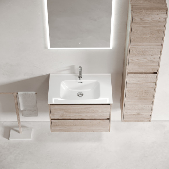 Тумба под раковину Sancos Libra 70 LB70EG подвесная Дуб галифакс натуральный