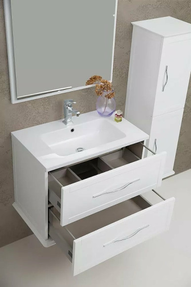 Тумба под раковину Cezares Tiffany 100 54951 подвесная Bianco opaco