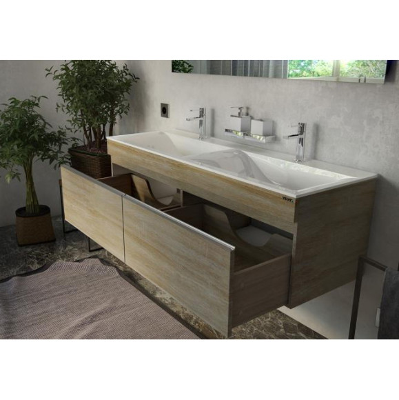 Тумба под раковину Velvex Pulsus 140 tp.PUL.PUL.140.2Y Дуб сонома