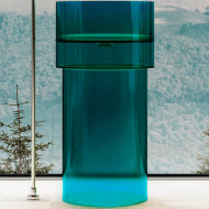 Раковина Abber Kristall 45 AT2701Aquamarin-H Бирюзовая