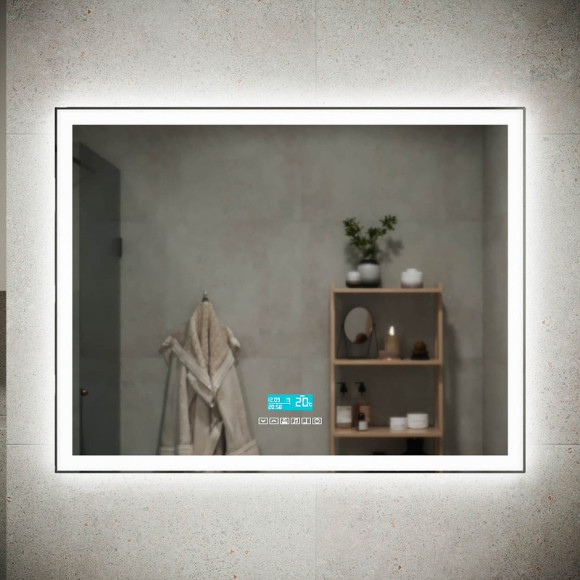 Зеркало Sancos City 2.0 90 CI2.900 с подсветкой с сенсорным выключателем Зеркало Sancos City 2.0 90 CI2.900 с подсветкой с сенсорным выключателем