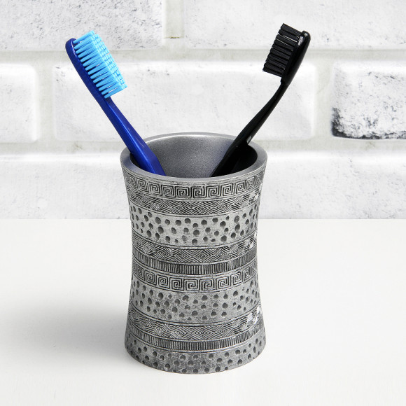 Стакан для зубных щеток WasserKRAFT Salm K-7628 Серый Стакан для зубных щеток WasserKRAFT Salm K-7628 Серый