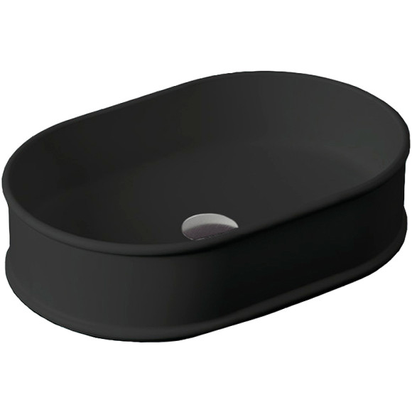 Раковина-чаша Artceram Atelier 60 ATL002 17 00 Черная матовая