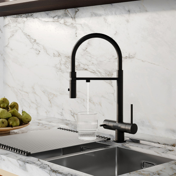 Смеситель для кухни Iddis Ace ACEBLFFi05 Черный матовый Смеситель для кухни Iddis Ace ACEBLFFi05 Черный матовый