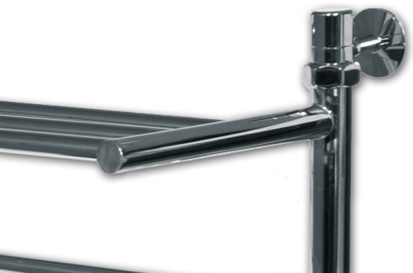 Водяной полотенцесушитель Ника Classic ЛП/ВП 50x60 с полкой Хром Водяной полотенцесушитель Ника Classic ЛП/ВП 50x60 с полкой Хром