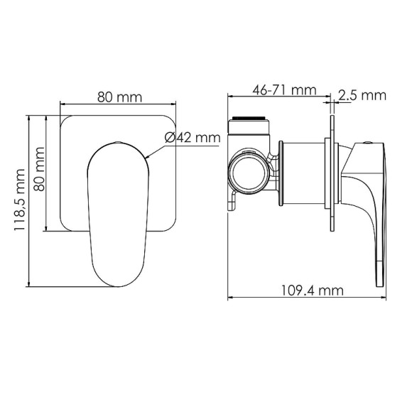 Душевая система WasserKRAFT Weida A3151.269.270.090.116.271.087.103 Хром