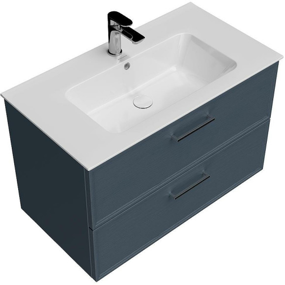 Тумба под раковину Kerama Marazzi Piano Classic 85 PIA.CL.85\BLU.M подвесная Синяя матовая