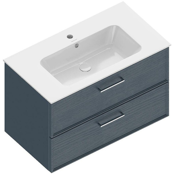 Тумба под раковину Kerama Marazzi Piano Classic 85 PIA.CL.85\BLU.M подвесная Синяя матовая