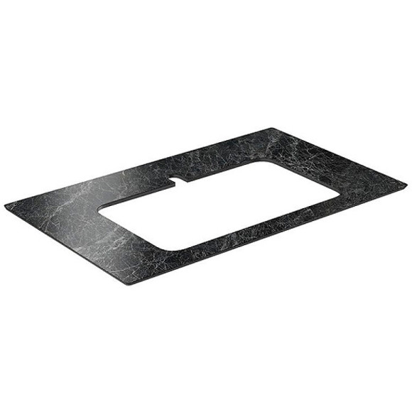 Столешница под раковину Kerama Marazzi Plaza Classic Neo Риальто 80 PL2.VT93\80T Темно-серая