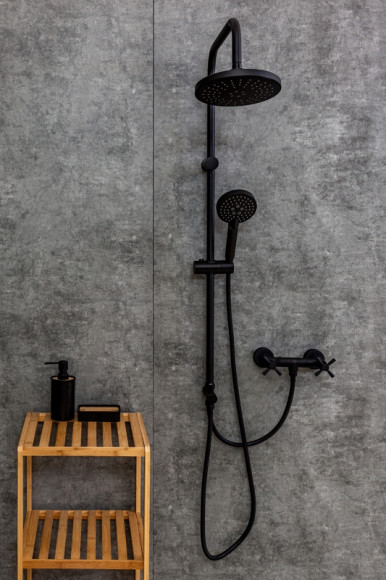 Душевая система Orange Mia M34-922b Черная