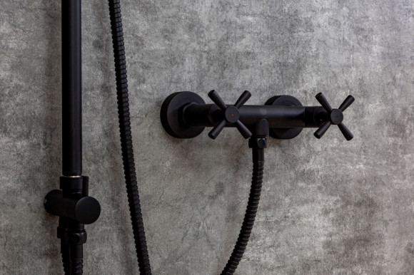 Душевая система Orange Mia M34-922b Черная