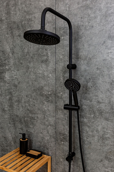 Душевая система Orange Mia M34-922b Черная