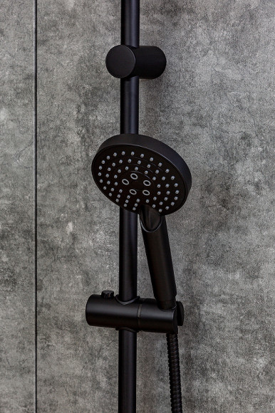 Душевая система Orange Mia M34-922b Черная