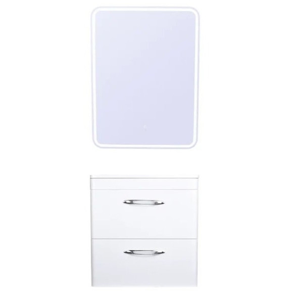 Тумба под раковину Style Line Каре 60 СС-00002268 Люкс Plus подвесная Белый Тумба под раковину Style Line Каре 60 СС-00002268 Люкс Plus подвесная Белый