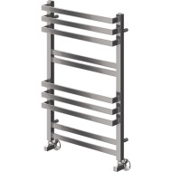 Водяной полотенцесушитель Terminus Линц П10 500x800 4630080268388 Хром, нижнее подключение, G 1/2" ВР, с комплектом вентилей